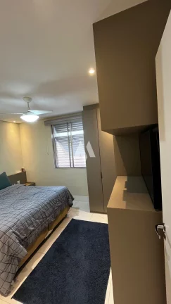 Imagem Apartamento todo reformado, com 2 quartos à venda no bairro Macuco em Santos
