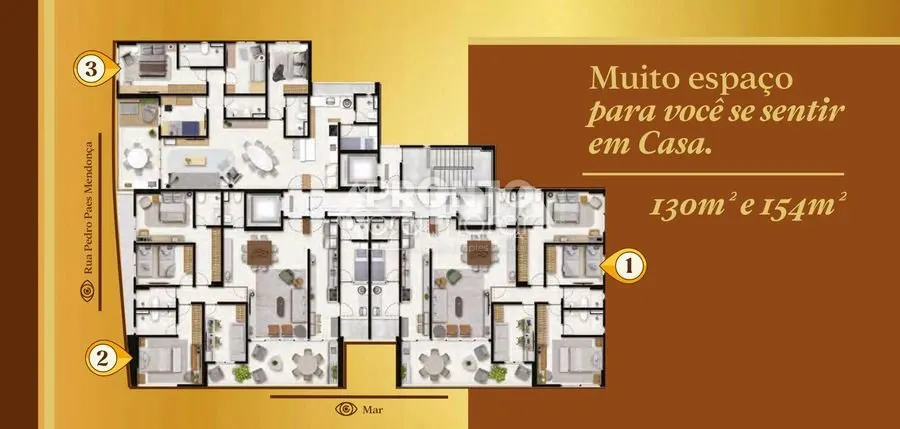 Imagem Apartamento de 4 quartos, 130m² no bairro Boa Viagem, em Recife
