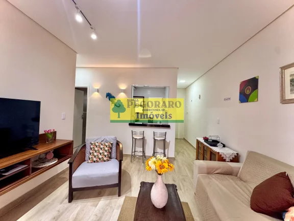 Imagem Apartamento à venda na Praia do Massaguaçu: 2 quartos, mobiliado e reformado, condomínio completo