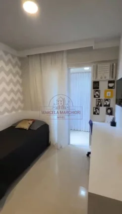 Imagem lindo 3 quartos, suite, montado e decorado, frente, sol da manhã