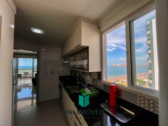 Imagem Lindo Apartamento Frente Mar 3 quartos (2 suítes), 2 vagas de Garagem, na Praia do Morro em Guarapari