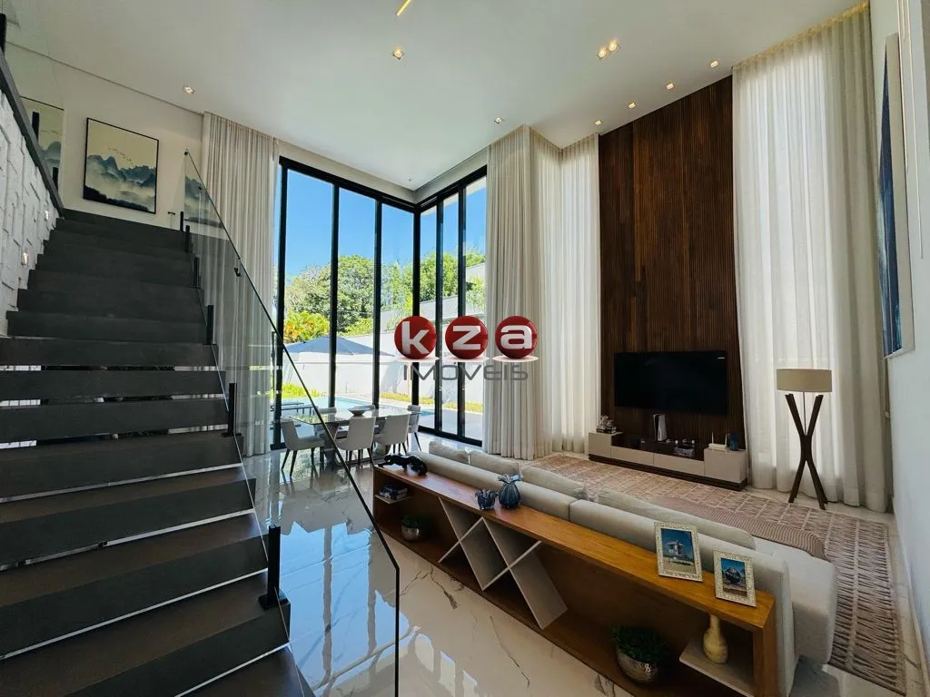 Imagem Luxuosa casa em condomínio à venda em Valinhos-SP, no Condomínio Residencial Ypê Dourado: 3 quartos, 3 suítes, 3 salas, 5 banheiros, 4 vagas, 384m².