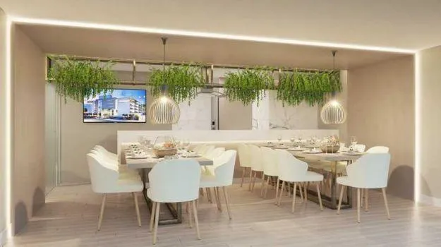 Imagem Flat pé na areia no Bessa com varanda gourmet, mobiliado, lazer completo e excelente potencial para moradia ou investimento.