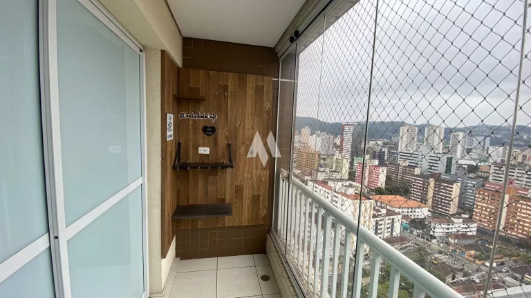 Imagem Apartamento a venda Vila Mathias, 2 dormitórios, 1 suíte, 1 vaga, lazer completo
