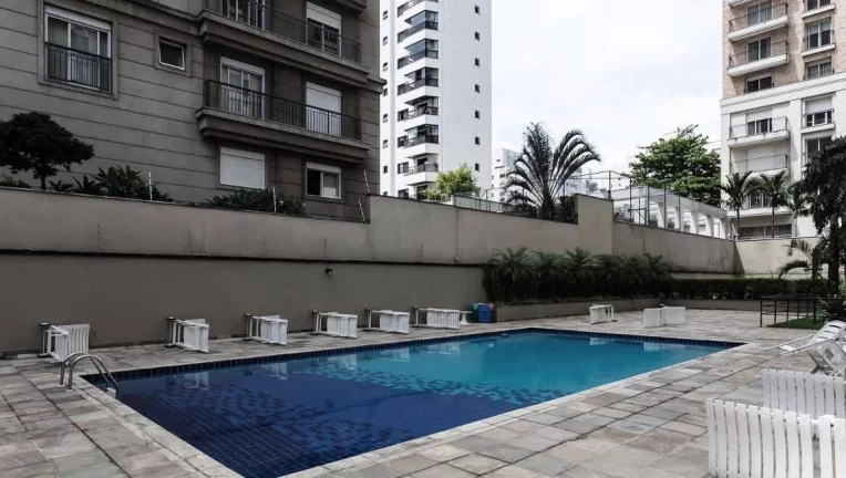 Imagem Flat disponível para venda no Condomínio Moema Top Life, com 32m², 1 dormitório e 1 vaga de garagem