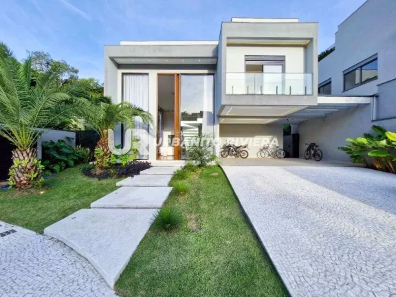 Foto do imóvel Casa nova e contemporânea à venda no Módulo 11 da Riviera em Alameda Santa Cruz