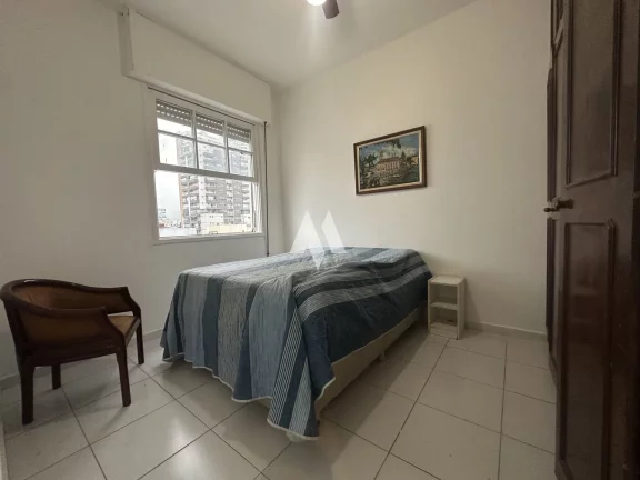 Imagem Apartamento com Vista para o Mar no Embaré – 1 Dormitório