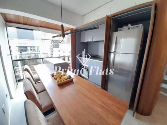 Imagem Flat disponível para locação no Central Park Flat Jardins, com 62m², 1 dormitório e 2 vagas