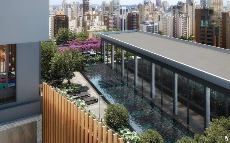 Imagem Arquitetura contemporânea nas alturas. De tirar o fôlego. São 36 andares e a melhor vista da cida...