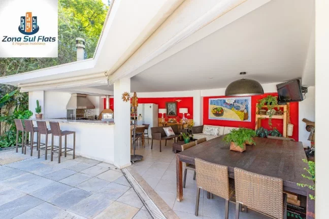 Imagem Casa Alto Padrão à Venda No Alto de Pinheiros Com 4 Dormitórios Sendo 3 Suítes e 4 Vagas