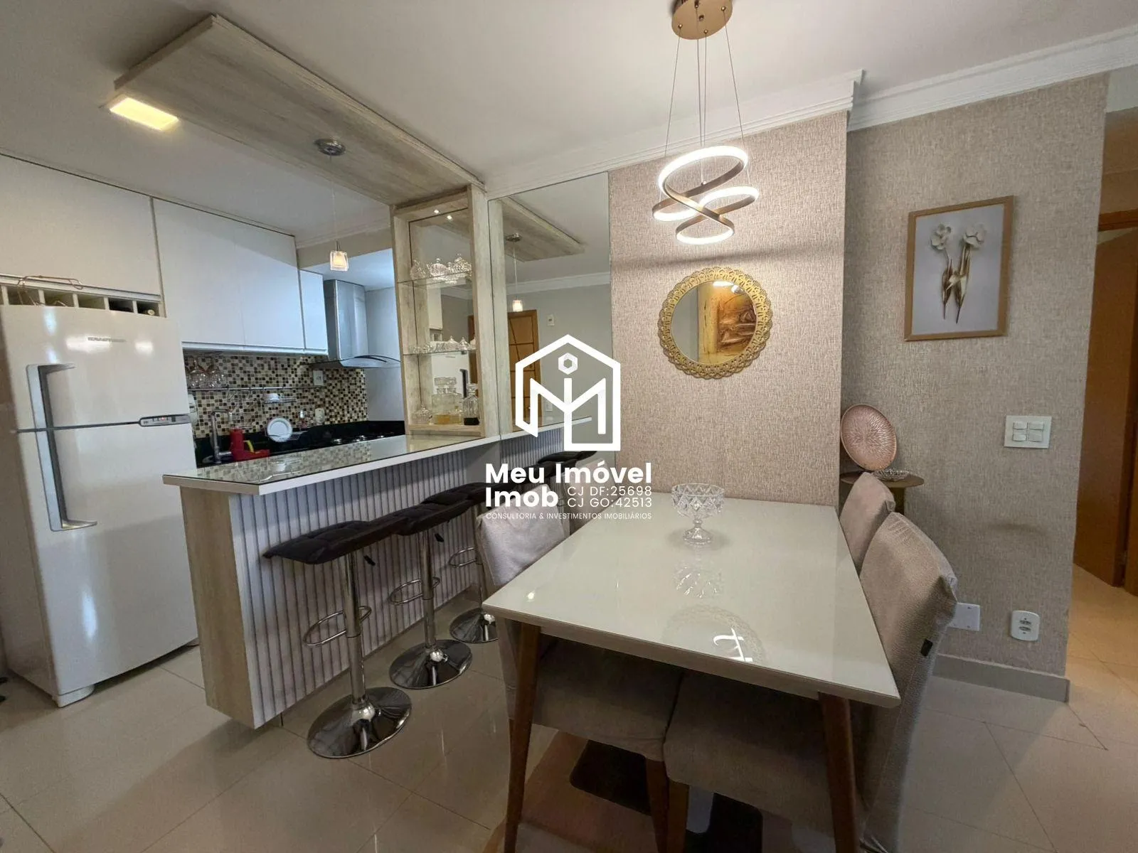 Imagem Joy Residence 2 Quartos 1 Suíte 1 Vaga Mobiliado 50m²
