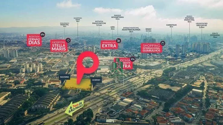 Imagem Apartamento com 2 dormitórios para alugar, 37 m² por R$ 2.060,00/mês - Vila Itapegica - Guarulhos/SP