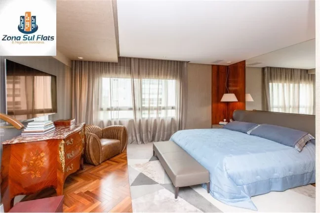 Imagem Apartamento Alto Padrão à Venda No Campo Belo Com 4 Suítes e 5 Vagas