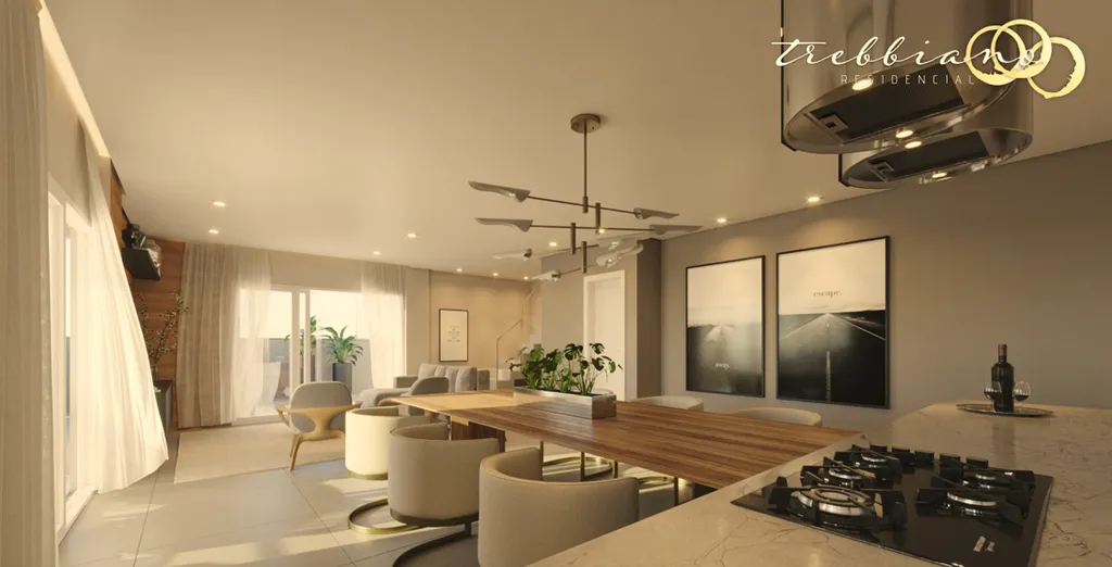 Imagem Apartamento à venda em Curitiba-PR, Campo Comprido: 3 quartos, 1 suíte, 2 banheiros, 2 vagas de garagem, 87,14 m² de área.