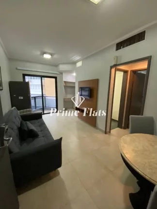 Imagem Flat disponível para locação no Hotel Massis, com 50m², 1 dormitório e 1 vaga de garagem