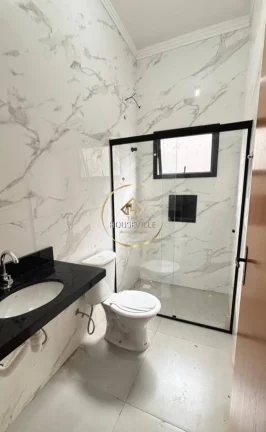 Imagem Casa Nova,3 dormitórios ( 1 suíte), 2 vagas, área gourmet