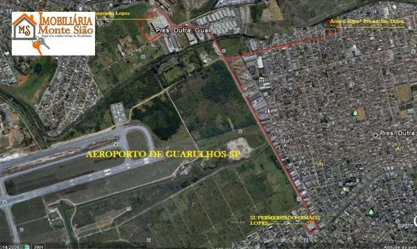 Imagem Área, 6000 m² - venda por R$ 13.000.000,00 ou aluguel por R$ 25.000,00/mês - Jardim Presidente Dutra - Guarulhos/SP