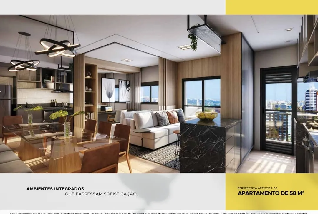 Imagem Apartamento à venda 2 Quartos, 1 Suite, 1 Vaga, 58.45M², Jardim Esplanada, São José dos Campos - SP | VISION COLINAS