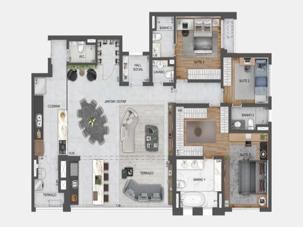Imagem Condomínio Expression Ibirapuera, apartamento à venda em Ibirapuera São Paulo-SP, apartment in São Paulo Brazil, apartamento alto padrão em São Paulo
