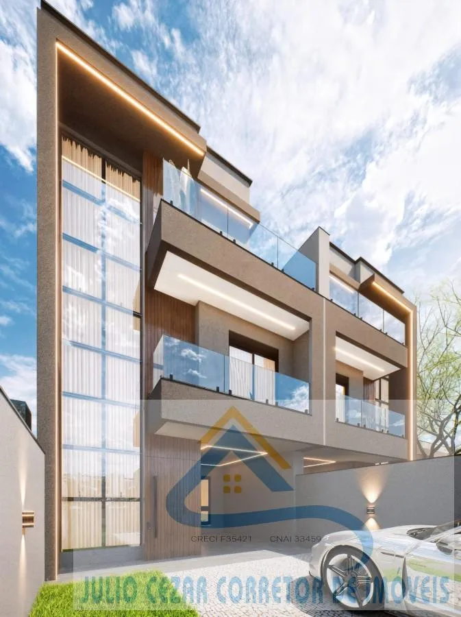 Imagem Triplex para Venda em São José dos Pinhais, São Pedro, 3 dormitórios, 3 suítes, 5 banheiros, 6 vagas
