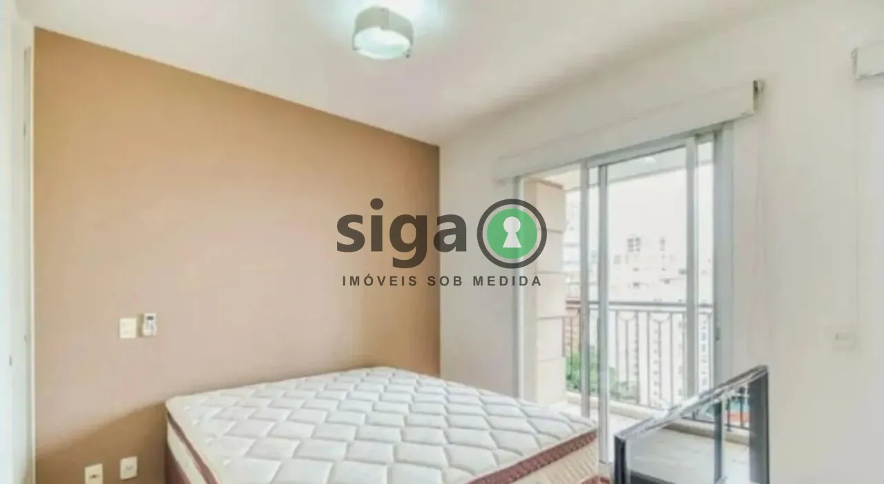 Imagem Apartamento Mobiliado para Venda - 1 Dormitório, 1 Vaga - Vila Nova Conceição