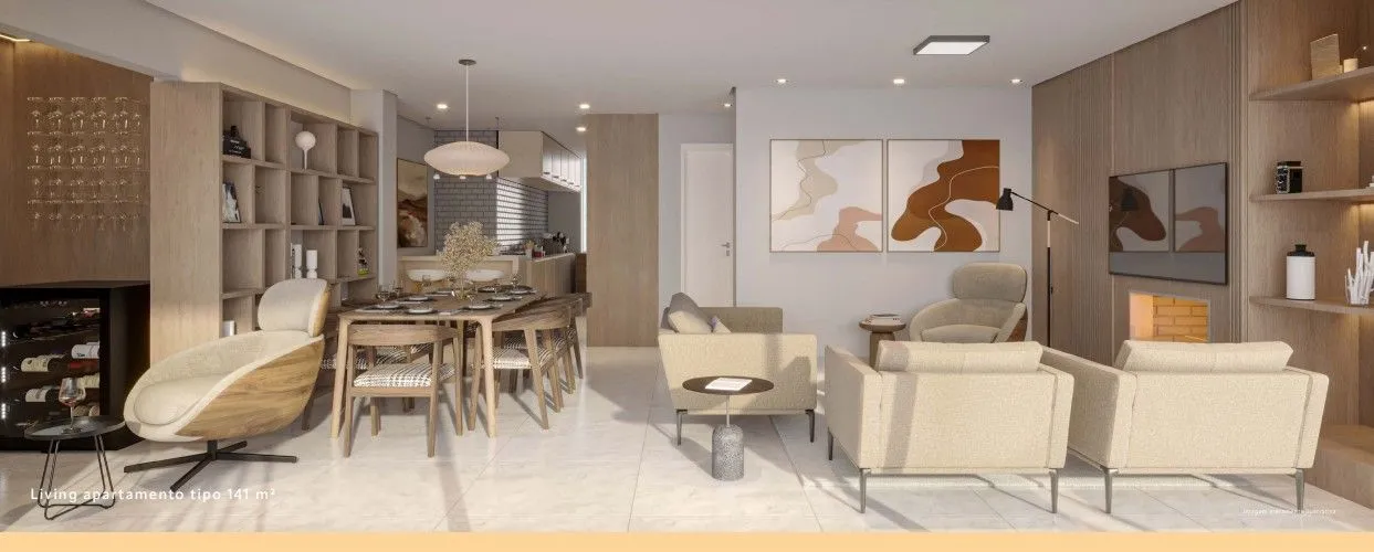 Imagem Apartamento alto padrão com 141,92m², 3 suítes, 2 vagas, no bairro Tristeza em Porto Alegre