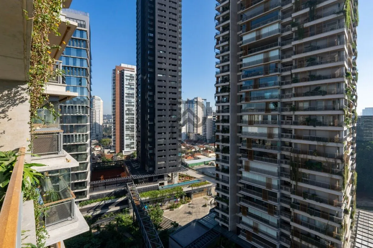 Imagem Apartamento Brooklin pronto para morar andar alto vista livre