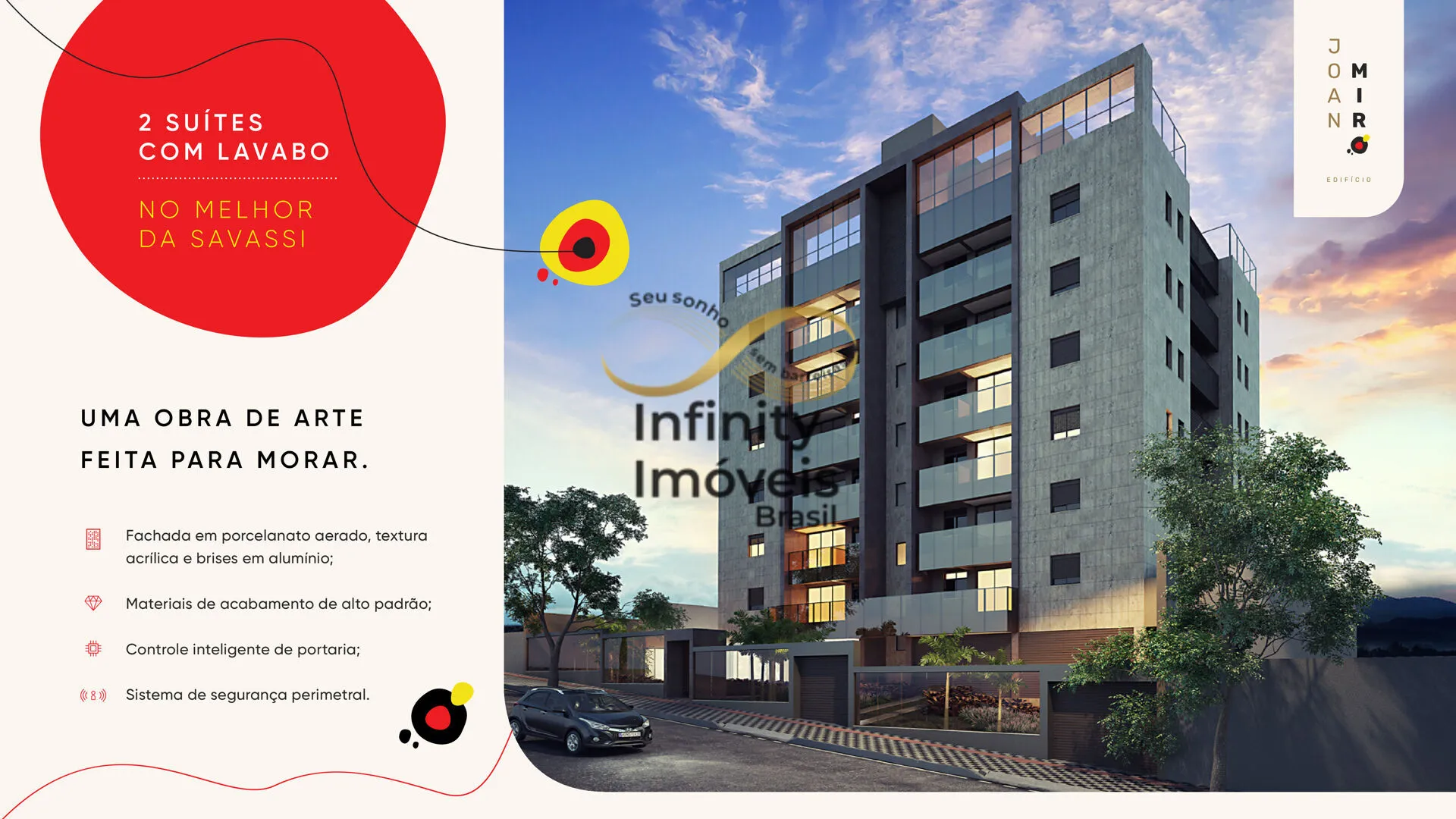 Imagem EDIFICIO JOAN MIRÓ R PADRE ODORICO SAO PEDRO - Apartamento à venda no bairro Savassi - Belo Horizonte/MG