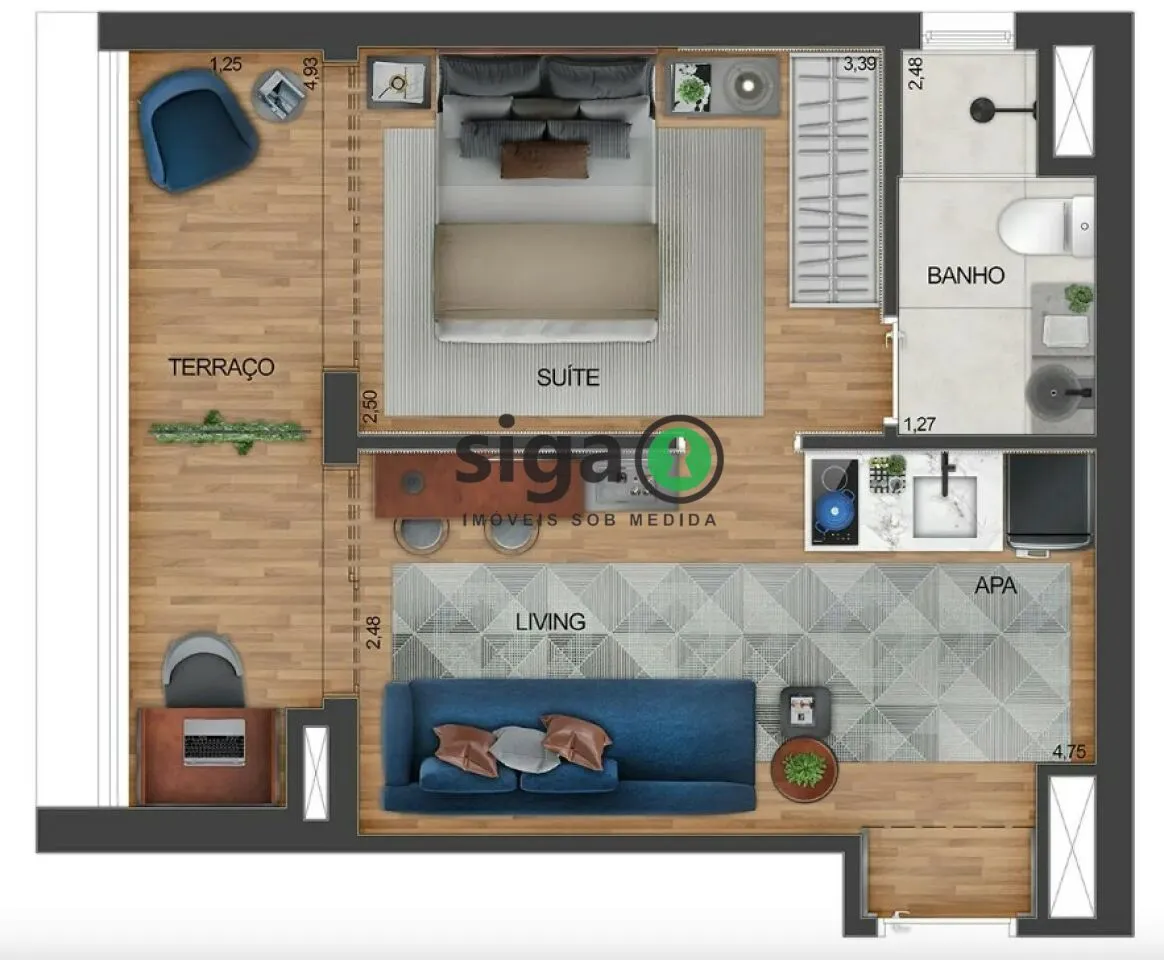 Imagem Apartamento para venda no Campo Belo, São Paulo - SP