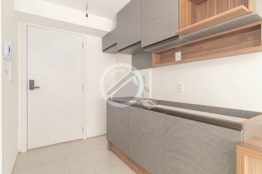 Imagem Apartamento Studio com 27m² totalmente mobiliado e equipado, pronto para morar, decoração moderna...