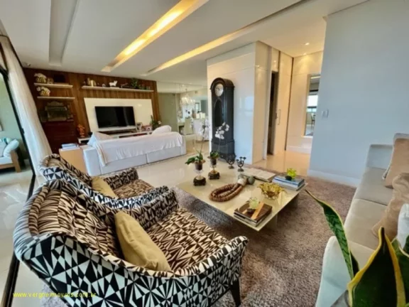 Imagem Apartamento Alto Padrão com Vista Mar ? 4 Suítes em Patamares | 198m² | Varanda Gourmet | 3 Vagas