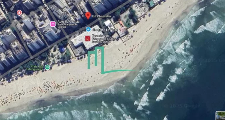 Imagem LINDO APARTAMENTO DE ALTO PADRÃO DISPONIVEL Á VENDA NO EDIFICIO CHANCELLER NA PRAIA DE PINTAGUEIRAS - GUARUJA/SP