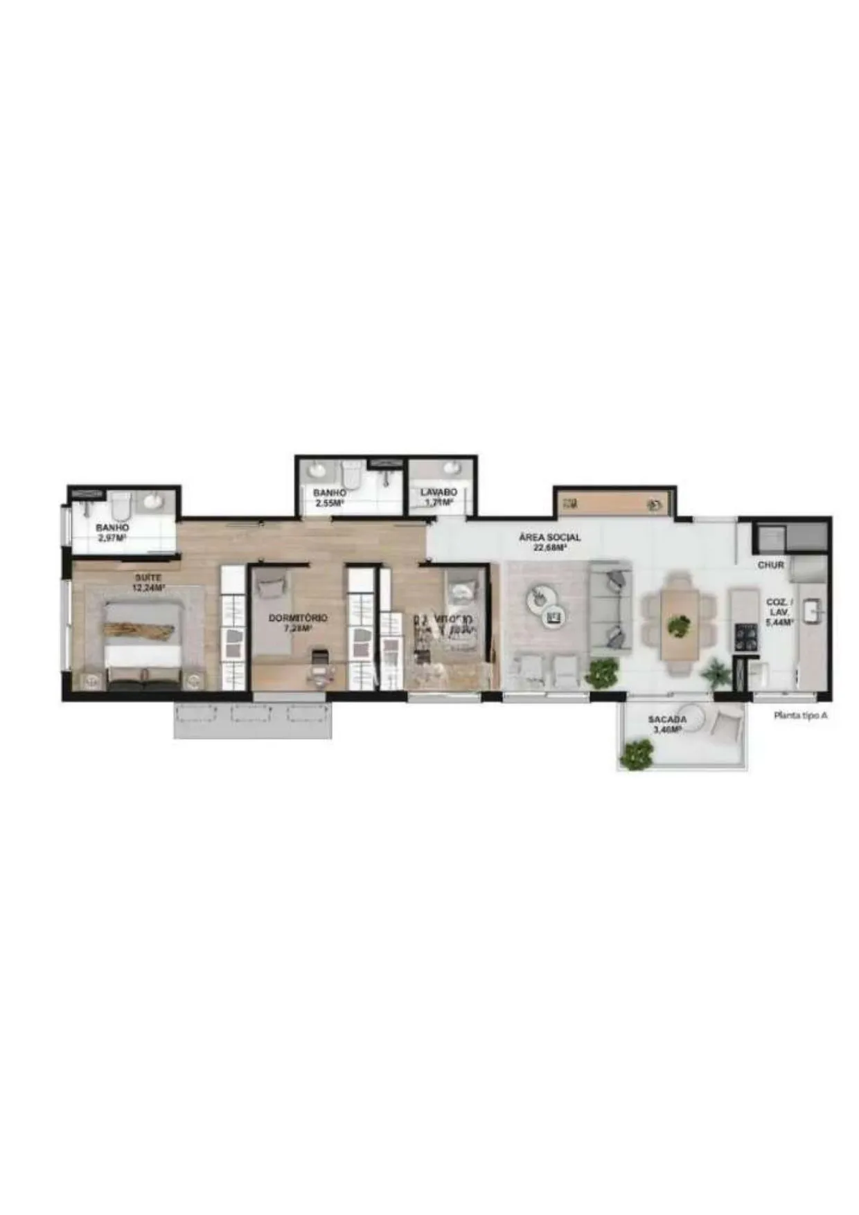 Imagem Apartamento em Passo da Areia