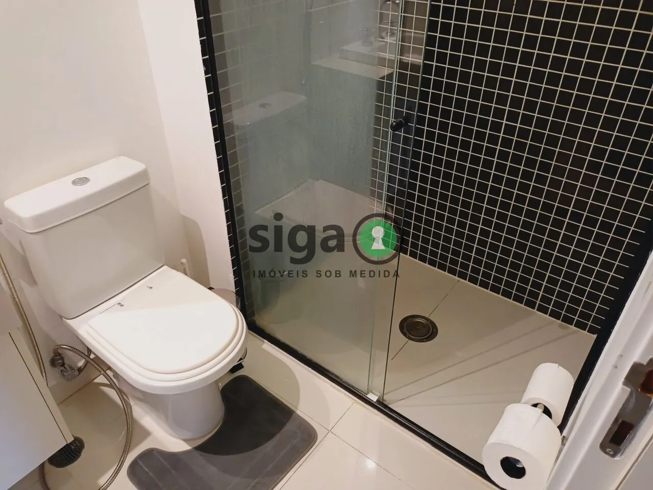 Imagem Apartamento Mobiliado com 1 quarto, 2 banheiros e 1 vaga para alugar no Brooklin