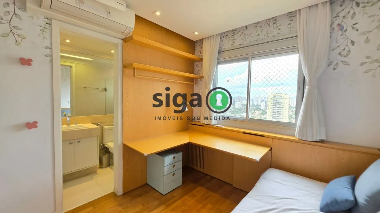 Imagem Brooklin - 105 m² - 2 dormitórios sendo 2 Suítes - Varanda Gourmet - Pronto para Morar