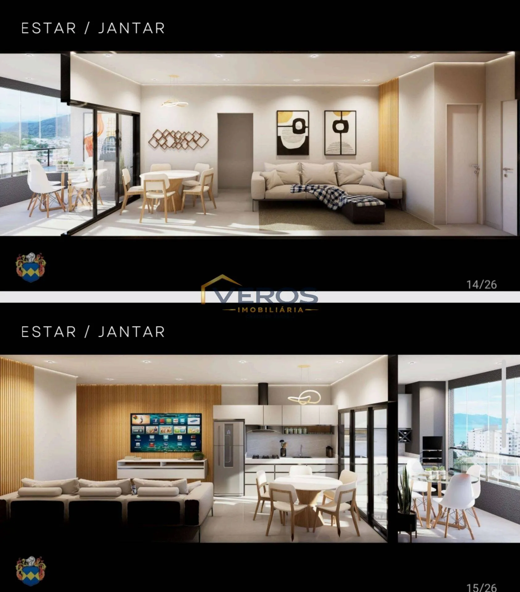 Imagem Apartamento com 2 suítes a 200 metros da praia Martim de Sá - Caraguatatuba