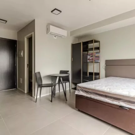 Imagem LINDO STUDIO, DECORADO E MOBILIADO, ANDAR ALTO COM VISTA LIVRE, NO B.LIV BROOKLIN!!