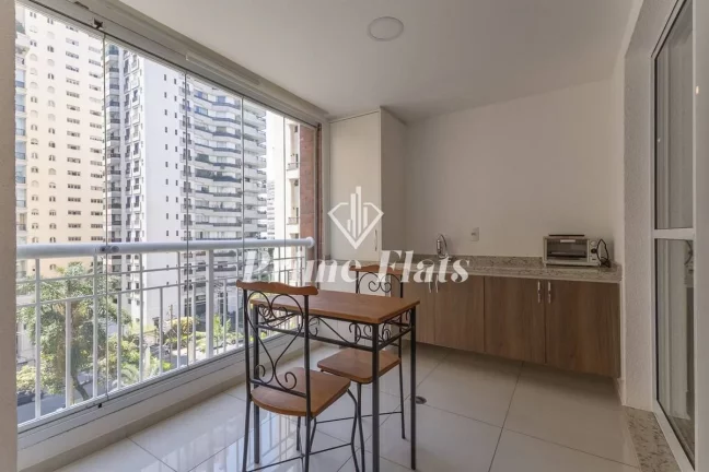 Imagem Flat disponível para locação no May Way Jardins, com 48m², 1 dormitório e 1 vaga