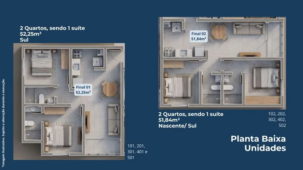 Imagem Apartamento com 2 dormitórios à venda, 52 m² por R$ 359.999,00 - Bairro dos Estados - João Pessoa/PB