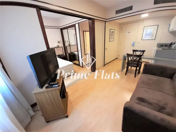 Imagem Flat disponível para venda no Le Premier, com 28m², 1 dormitório e 1 vaga