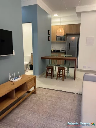 Imagem Lindo apartamento todo mobiliado em excelente localização no Perequê-açu