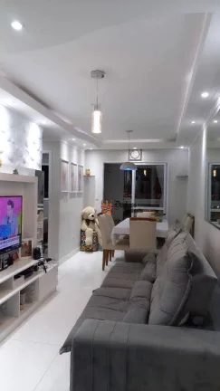 Imagem Apartamento com 2 dormitórios à venda, 56 m² por R$ 360.000 - Caiçara - Praia Grande/SP