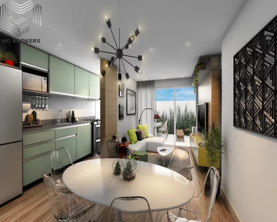 Imagem Lançamento Tijuca, apartamentos 1, 2 e 3 quartos, gardens duplex e lineares, 62 a 83 m², terraço descoberto e vaga.