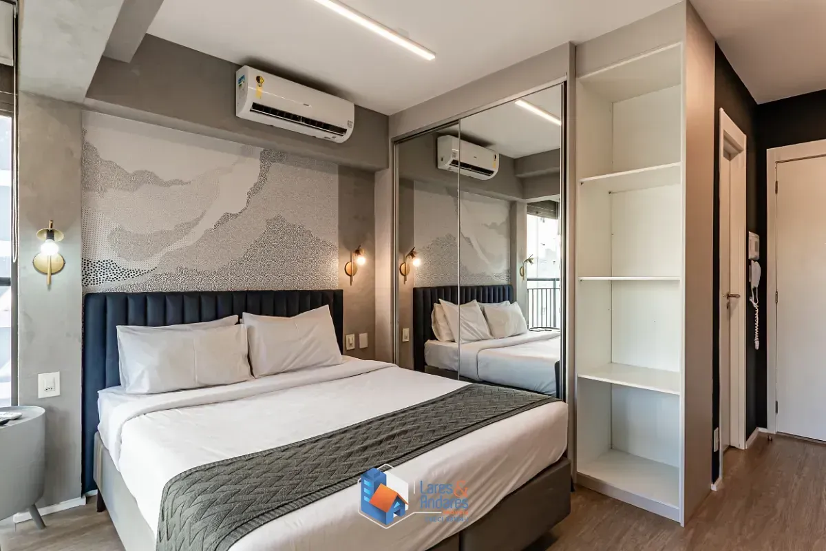 Imagem Studio para venda em Indianópolis com 1 quarto, 25m²