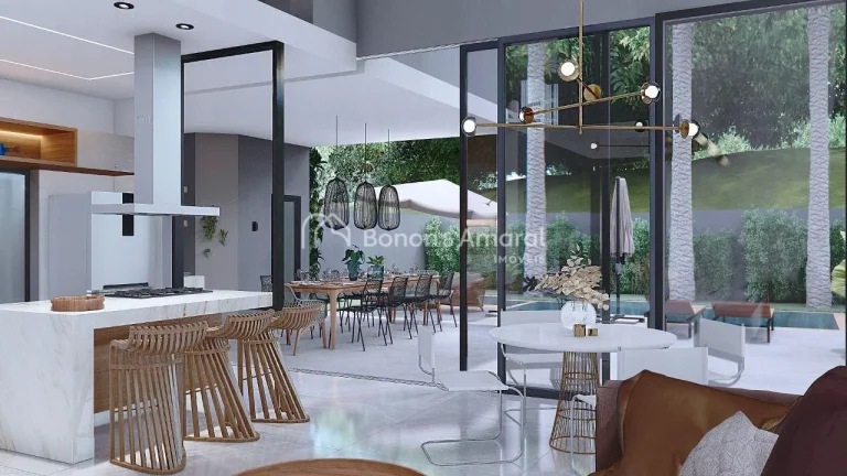 Imagem Linda casa térrea, projeto super moderno, à venda no Swiss Park - Campinas.

Descrição Casa: Em ...