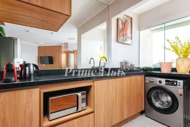 Imagem Flat disponível para venda no Bela Cintra Stay by Atlantica Residences, com 48,40m², 2 dormitórios e 1 vaga
