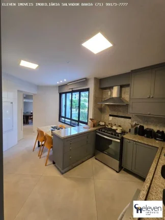 Imagem OPORTUNIDADE ÚNICA: APARTAMENTO DE LUXO NA PITUBA - PORTEIRA FECHADA! NA RUA DA GRAVIOLA 4 SUITES  INFRA E 3 VAGAS 