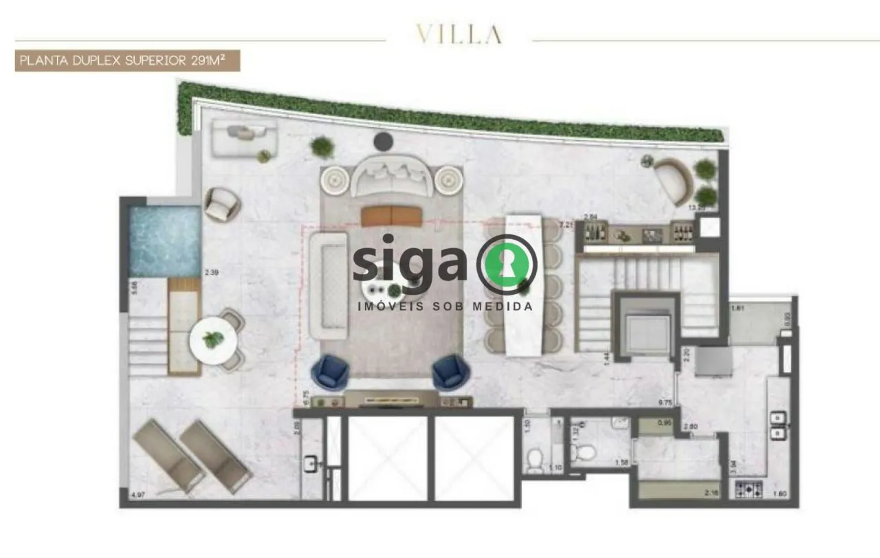 Imagem Cobertura Duplex para venda em Moema 03 suítes, São Paulo - SP