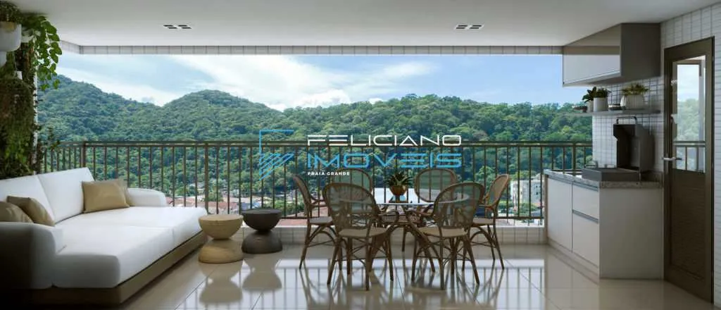 Imagem Apartamento com 3 quartos, Canto do Forte, Praia Grande - R$ 1.19 mi, Cod: 4397
