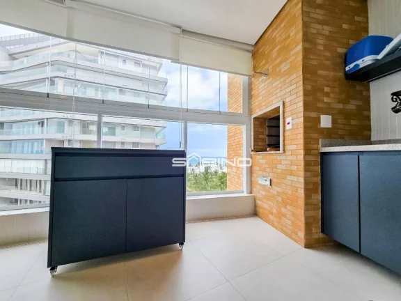 Imagem Apartamento Pé na Areia para Locação temporada na Riviera de São Lourenço, atende até 4 pessoas